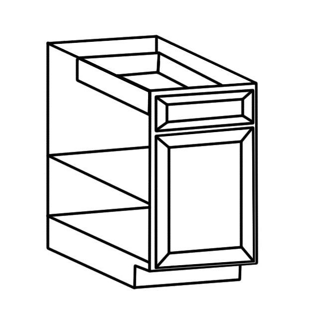 B09(WHS) Solid Wood White Shaker Base Kitchen Cabinet Canada - RenoShop
