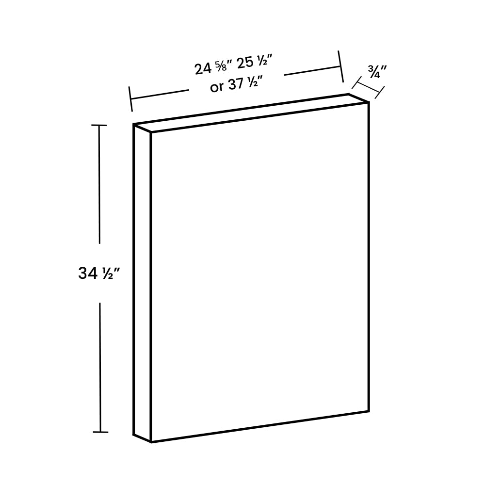 BEP38 Modern Style Bathroom Vanity Base End Panel