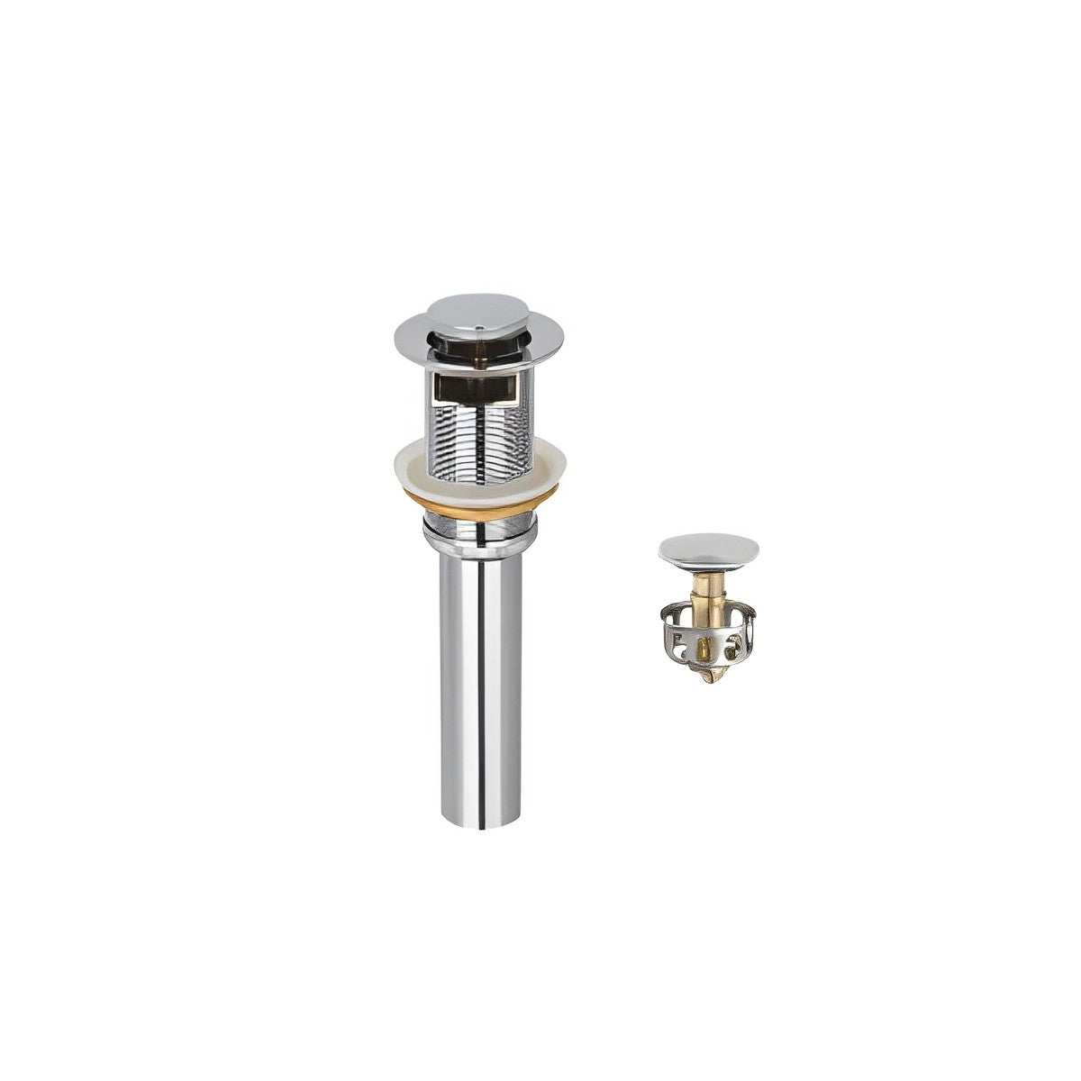 Polished Chrome Vanity Pop-up Drain CZVD-01PC - RenoShop