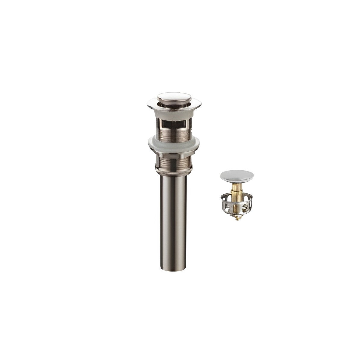 Brushed Nickel Vanity Pop-up Drain CZVD-02BN - RenoShop