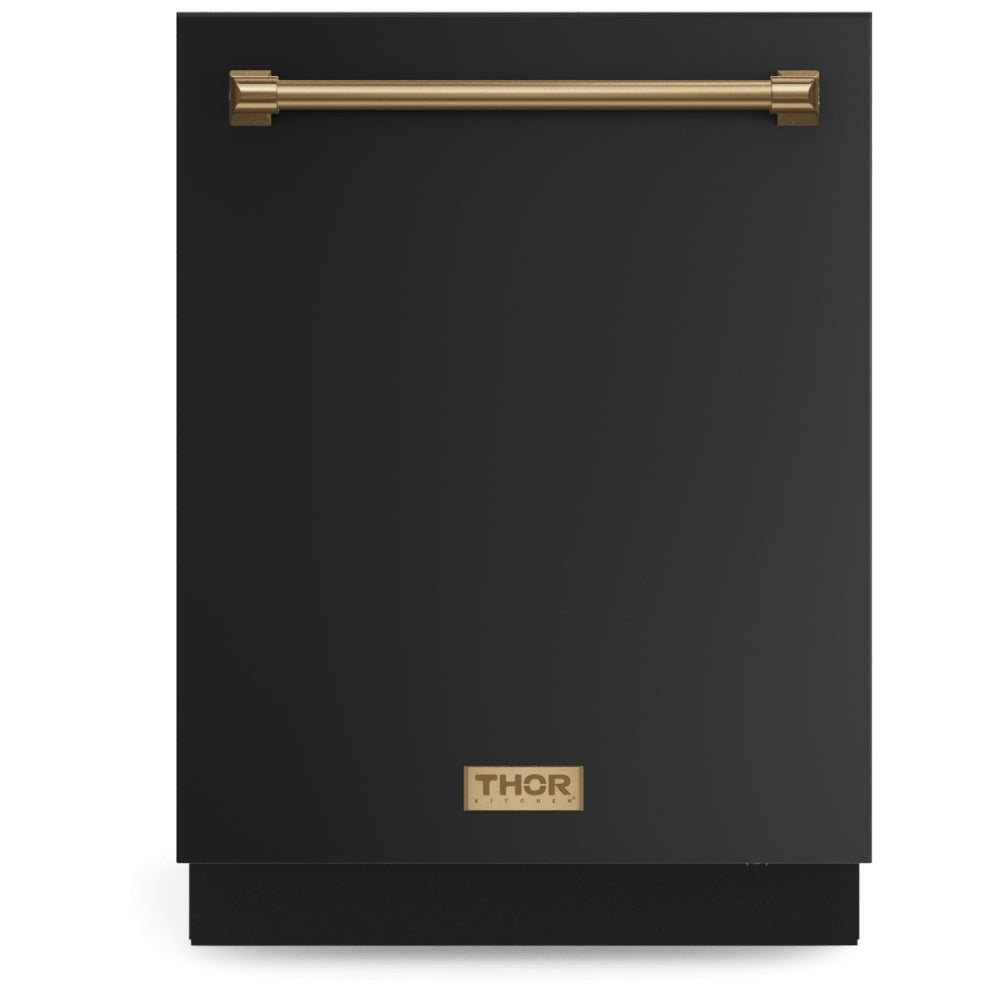Thor Kitchen 24 Inch Dishwasher Matte Black/Bronze - Gordon Ramsay Series DW24X8BA00-BRZ - Dishwasher - Thor Kitchen
