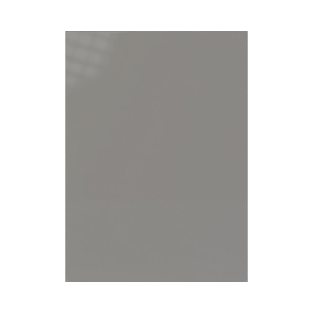 W3012 High Gloss Light Grey Wall Cabinet - Modern Style