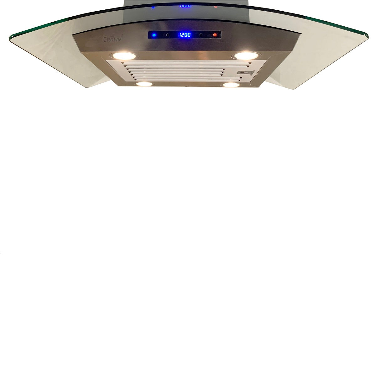 30" 800 CFM Stainless Steel Island Mount Range Hood PRO-D01/I-30 - RenoShop