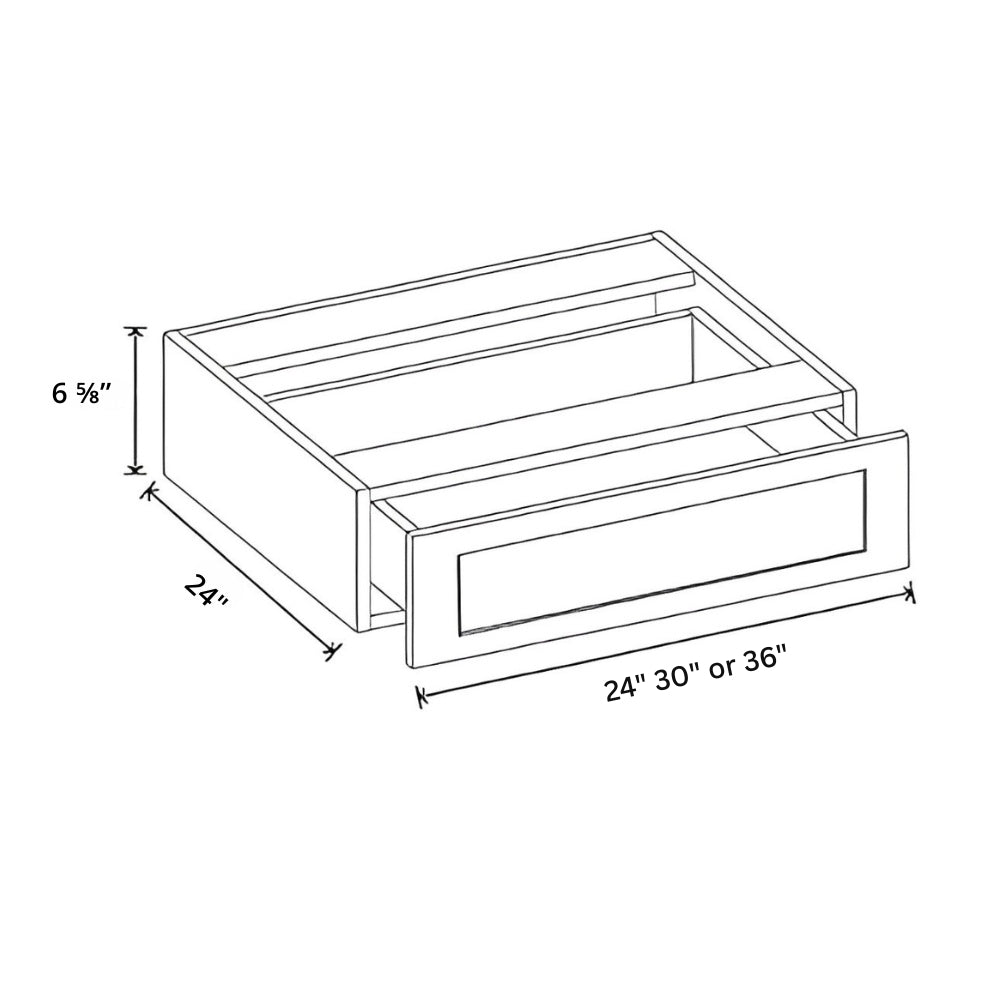 36" Modern Style Bathroom Vanity Knee Drawer VKD36