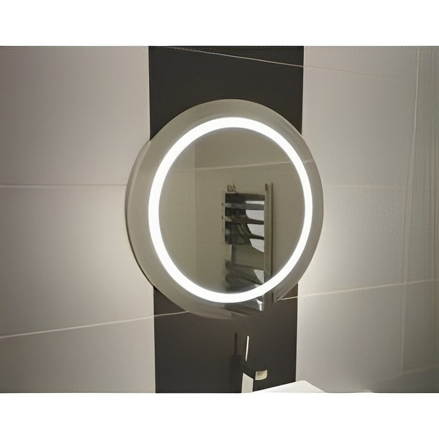 24" Round Mirror with LED Light MSL-624 - RenoShop