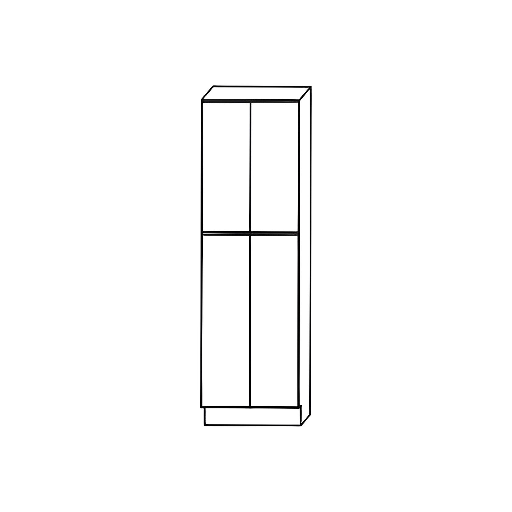 U249624 Grey Shaker Pantry Cabinet — Modern Style - RenoShop