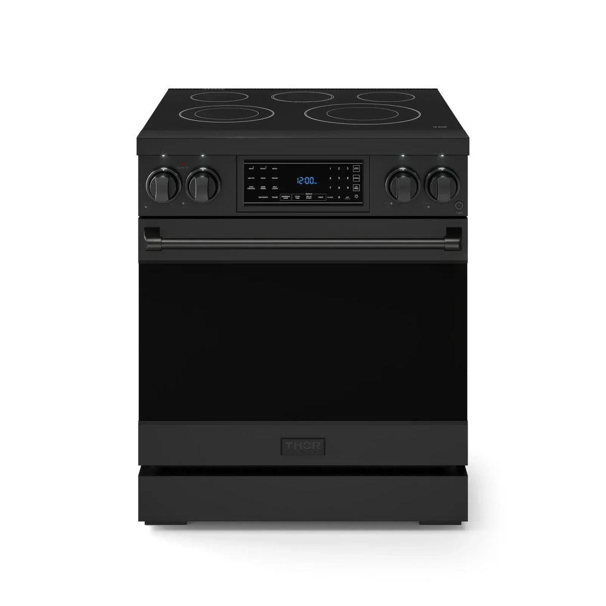 Thor Kitchen Gordon Ramsay Series 30-Inch Professional Electric Range with Tilt Panel Touch Control in Black RSE30B - Electric Range - Thor Kitchen