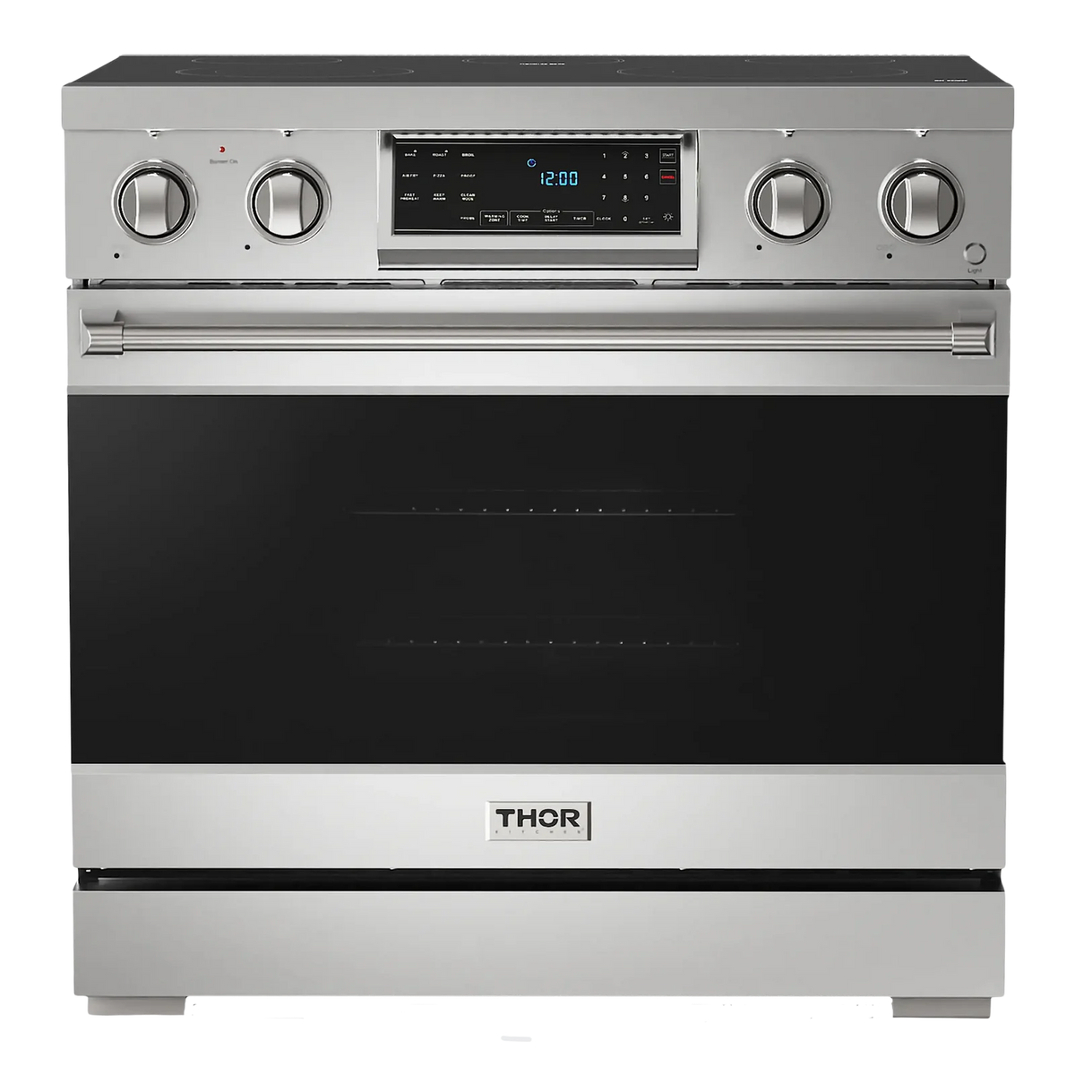 Thor Kitchen Gordon Ramsay Series 36-Inch Professional Electric Range with Tilt Panel Touch Control in Stainless Steel RSE36 - Electric Range - Thor Kitchen