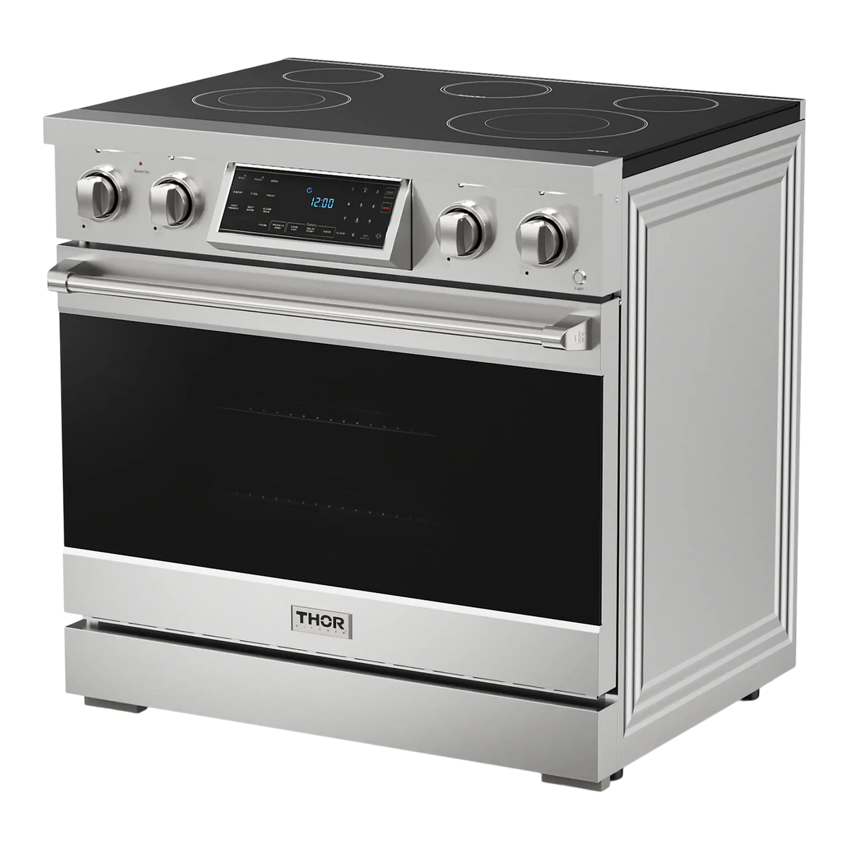 Thor Kitchen Gordon Ramsay Series 36-Inch Professional Electric Range with Tilt Panel Touch Control in Stainless Steel RSE36 - Electric Range - Thor Kitchen