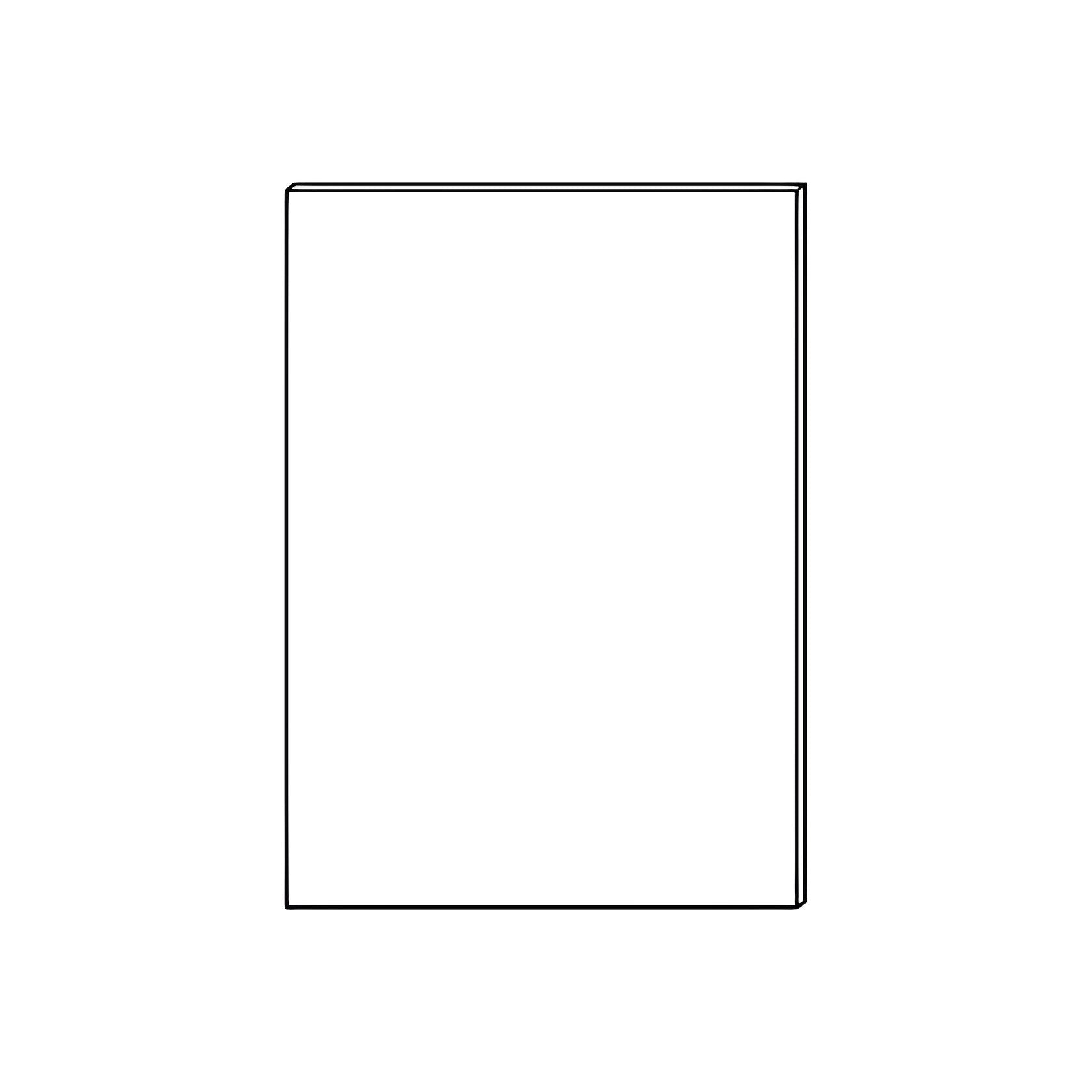 PNL2496 High Gloss White Tall Panel - RenoShop