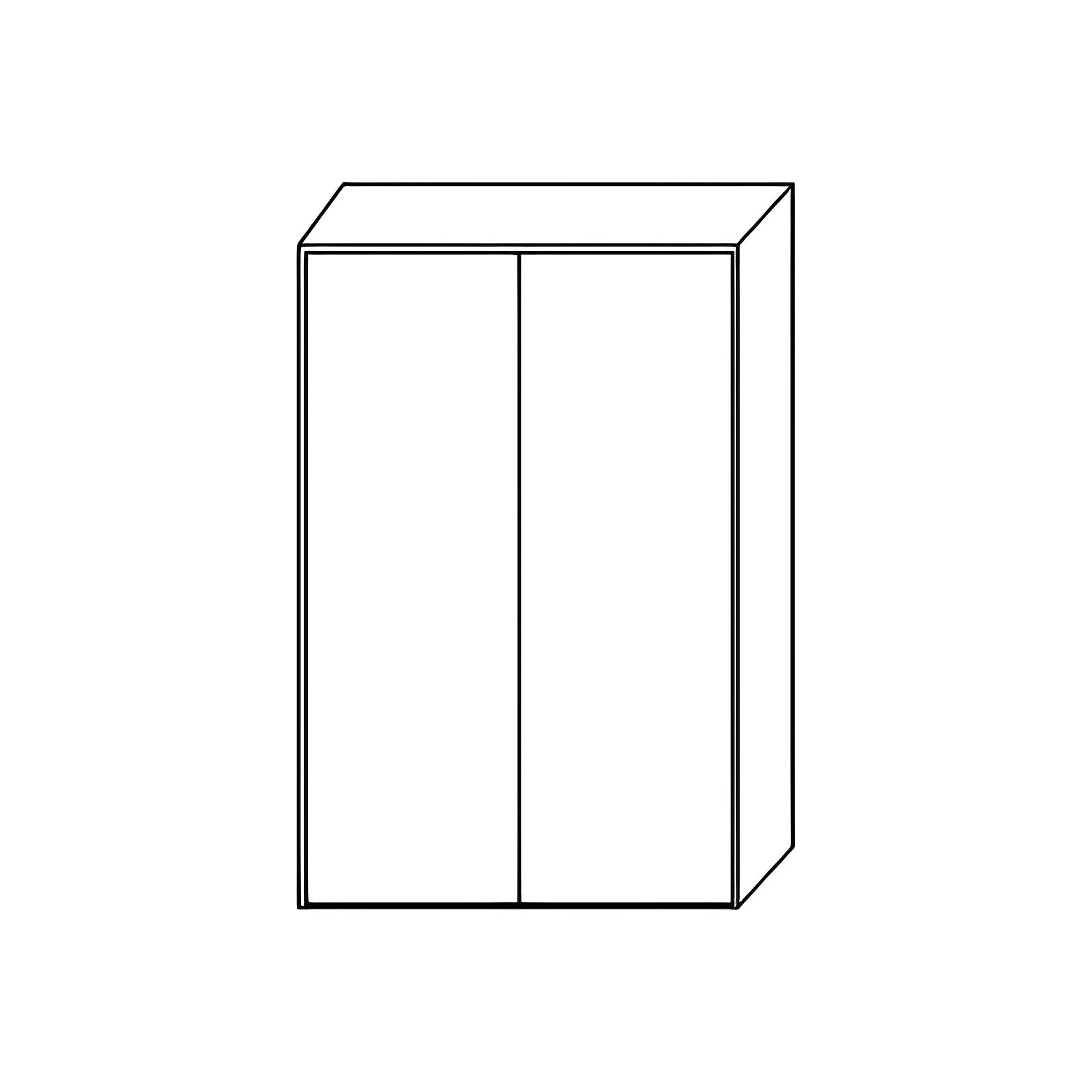 Matte Grey Wall Cabinet