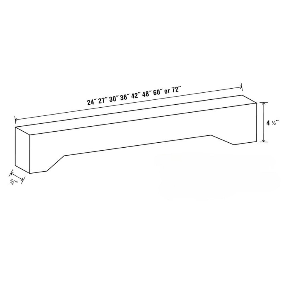 30" Modern Style Bathroom Vanity Leg Panel LP30