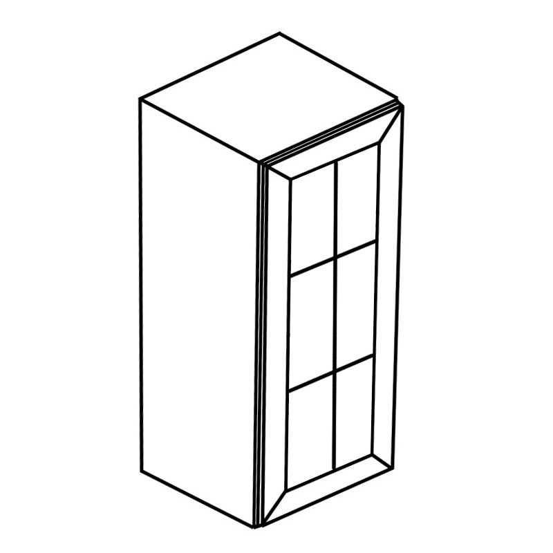 W1530GD(WHS) Wall Kitchen Cabinet Glass Door Only - RenoShop