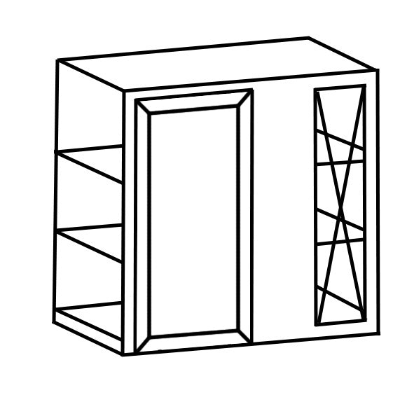 WBC3036(WHS) Blind Corner Wall Cabinet - RenoShop
