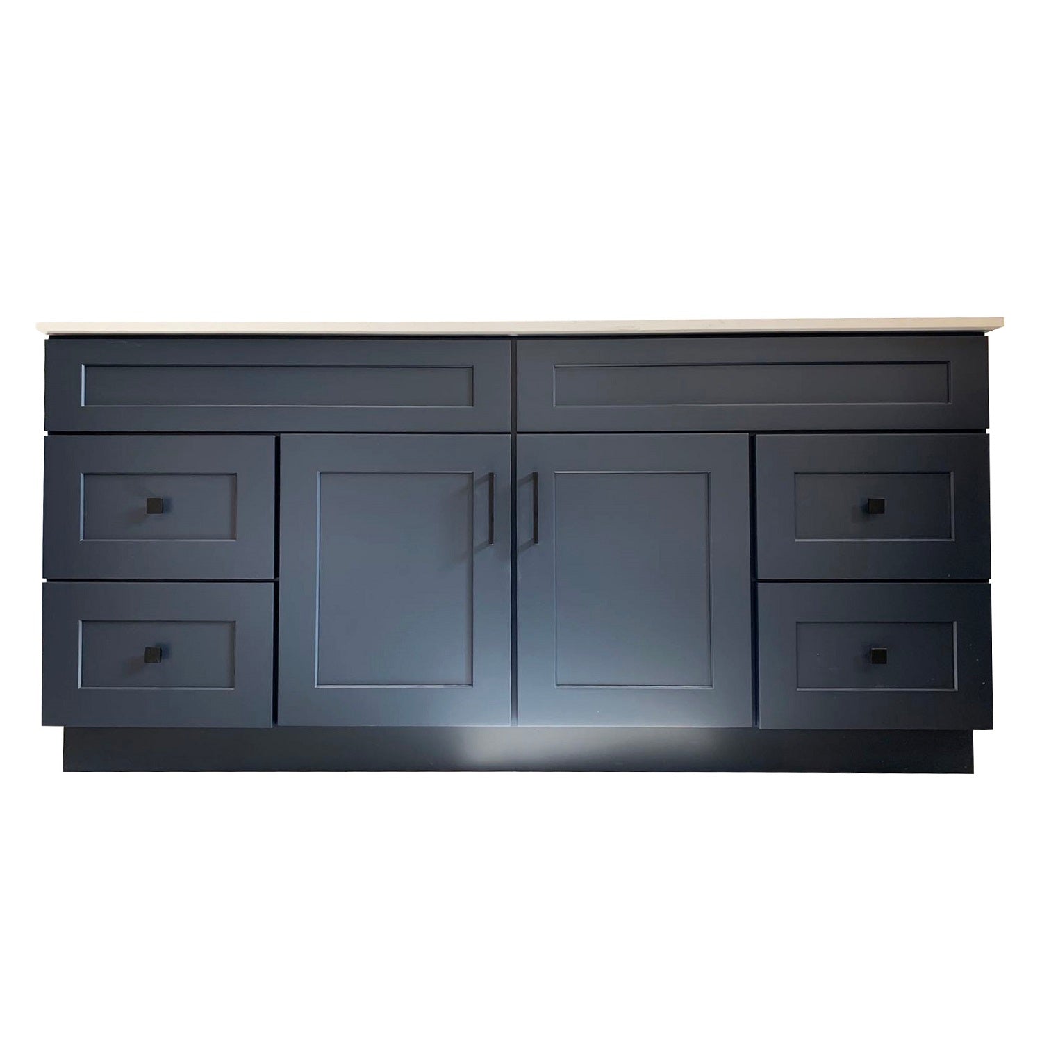 72 inch Solid Wood Single Sink Bathroom Vanity with Quartz Top & Sink, VSD72D - RenoShop