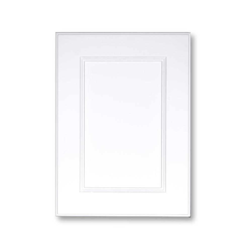 W3312 (DSW) White Double Shaker Solid Wood Wall Kitchen Cabinet
