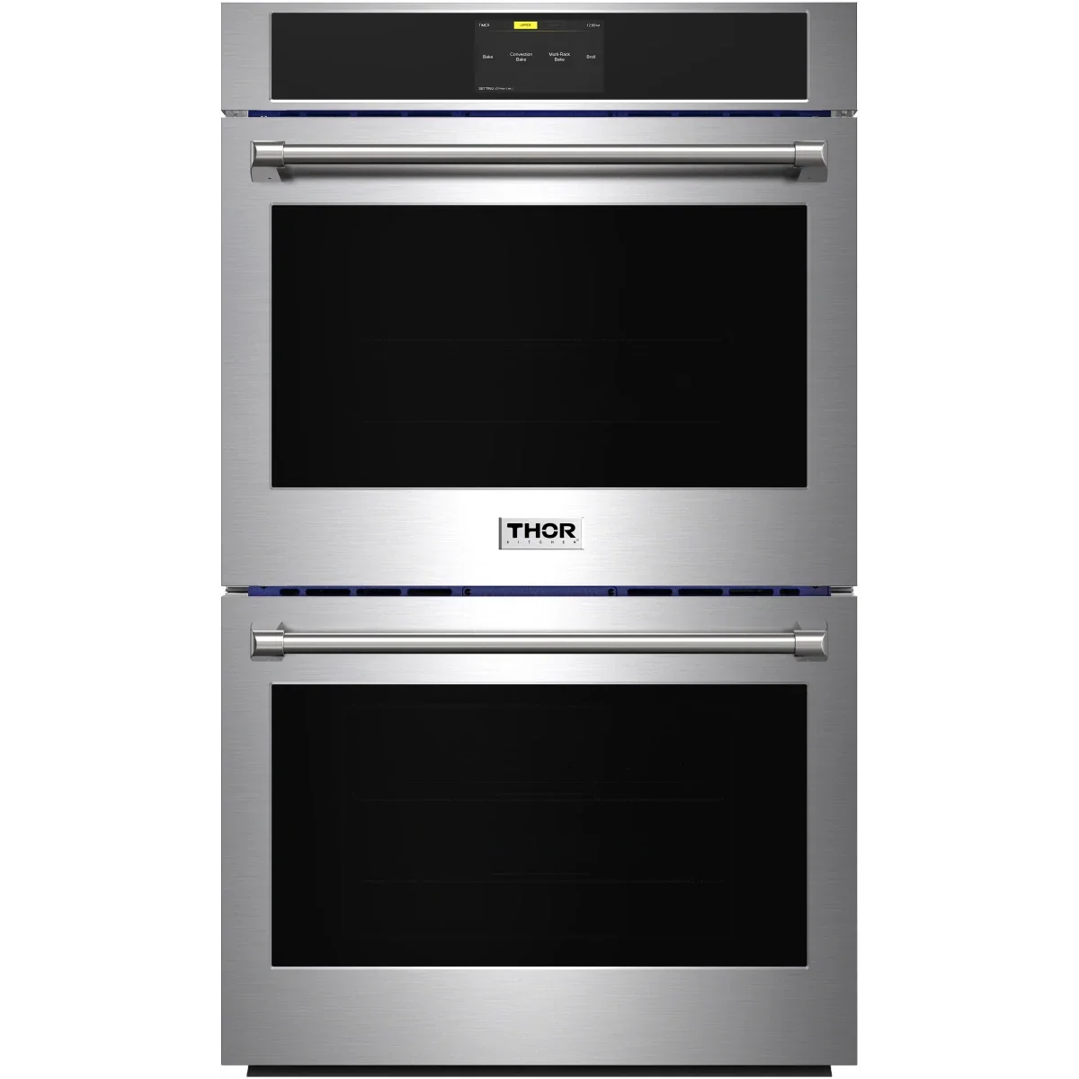 Thor Kitchen 30-Inch Professional Double Wall Oven with Air Fry and Self-Clean in Stainless Steel TEW30ED - Wall Oven - Thor Kitchen