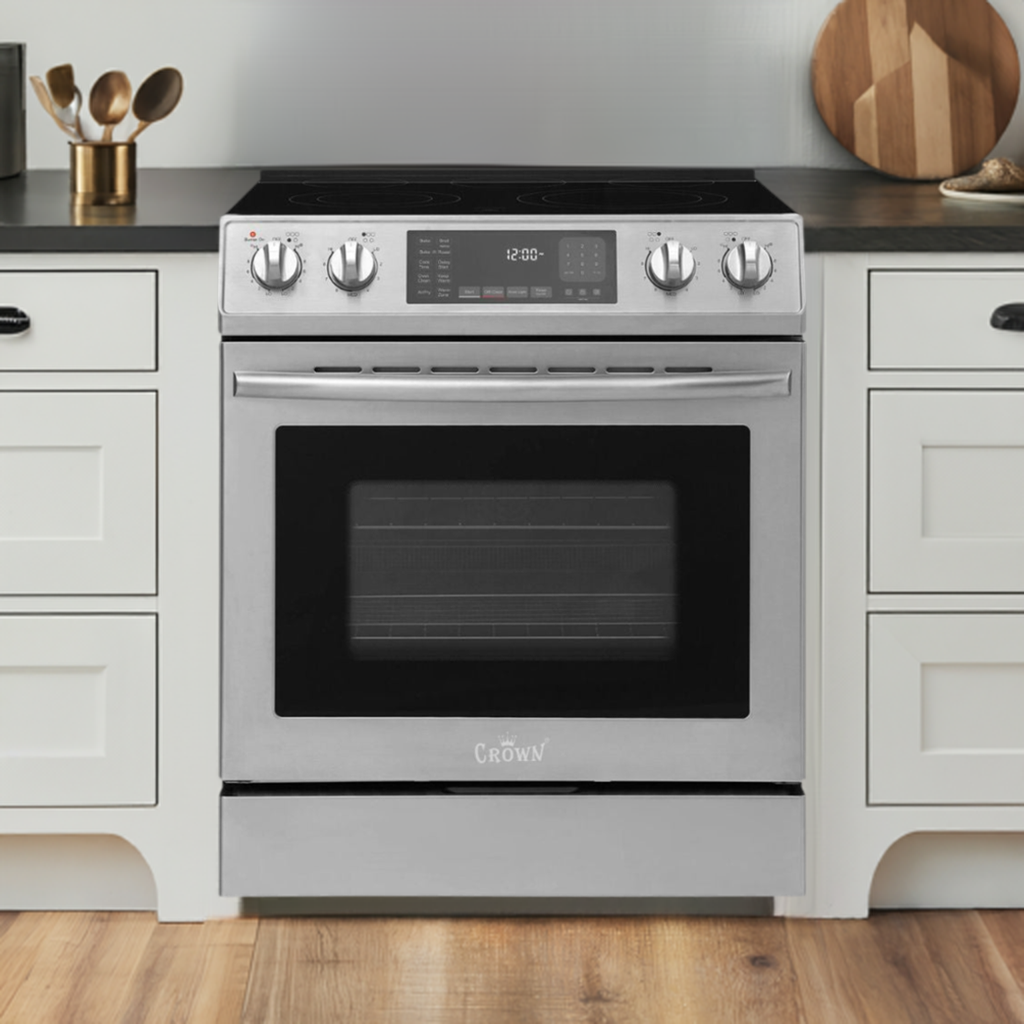 30" Electric Range Freestanding Self Clean & Air Fry 1 - Front 2