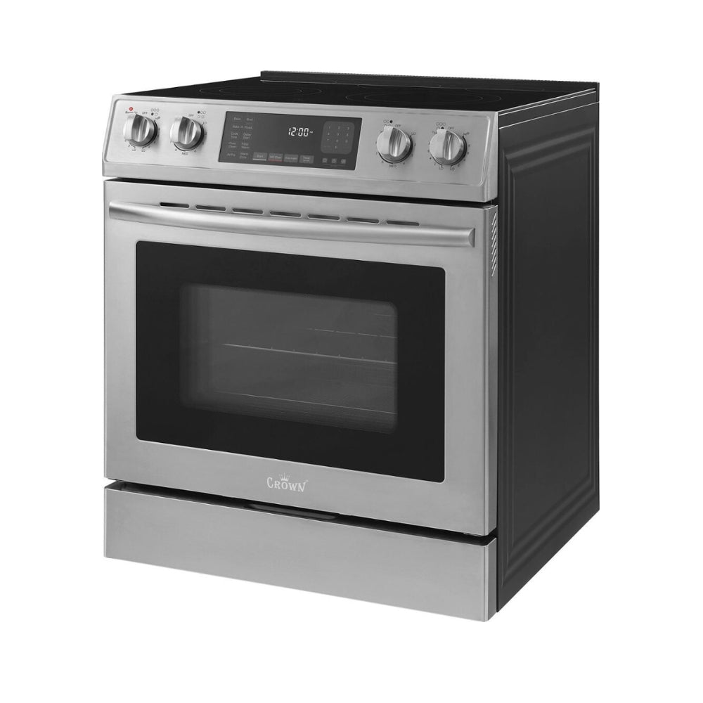 30" Electric Range Freestanding Self Clean & Air Fry - Left