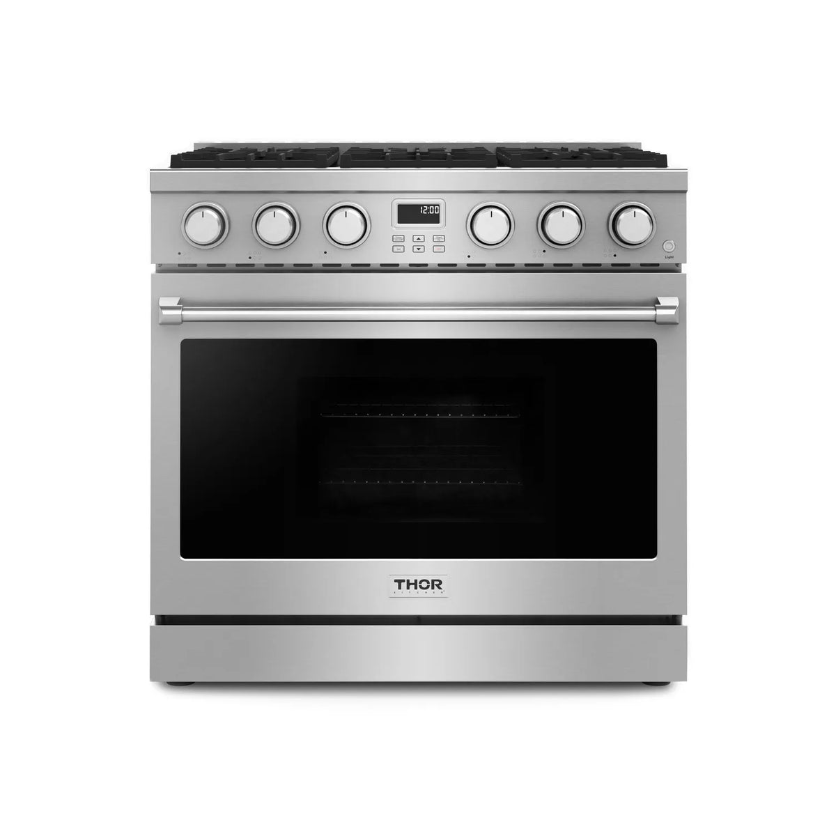 Thor Kitchen 36 Inch Professional Gas Range in Stainless Steel ARG36 - RenoShop