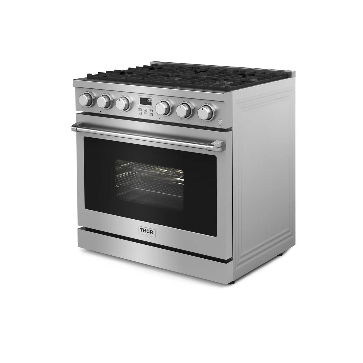 Thor Kitchen 36 Inch Professional Gas Range in Stainless Steel ARG36 - RenoShop