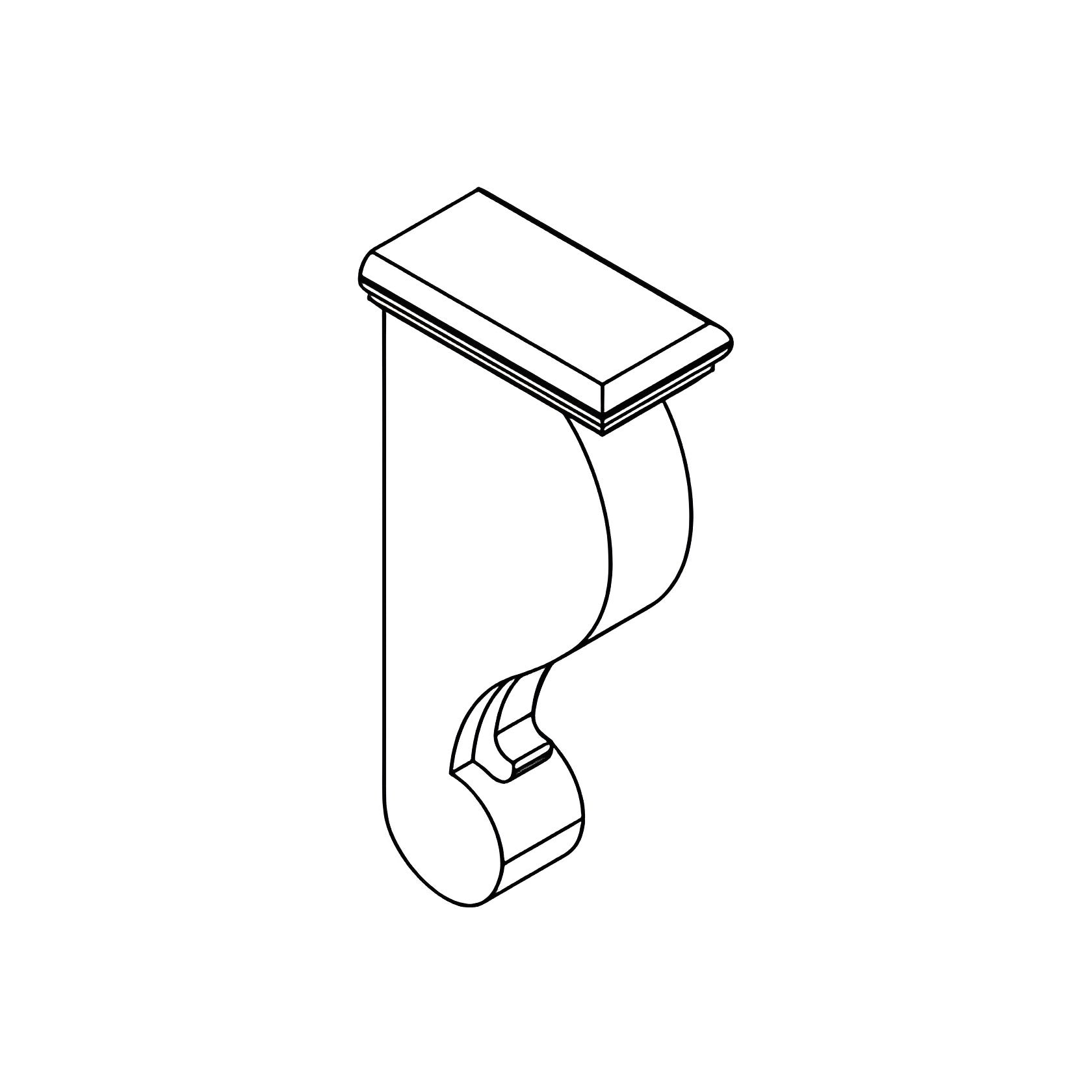 CBT Blue Double Shaker Corbel - RenoShop