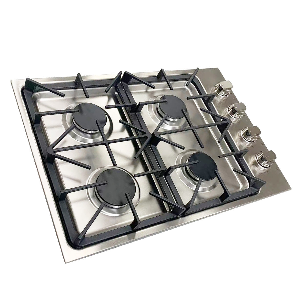 30" Professional 4 Burner Drop-In Stainless Steel Gas Cooktop LGC3001 48,000 BTU - RenoShop