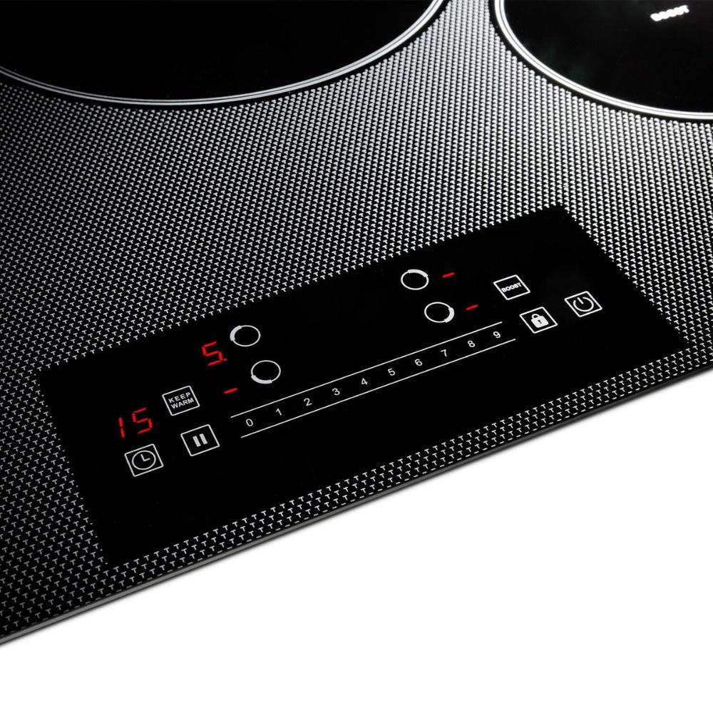 30 Inch Induction Cooktop in Black with 4 Elements