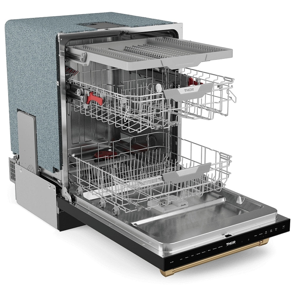 Thor Kitchen 24 Inch Dishwasher Matte Black/Bronze - Gordon Ramsay Series DW24X8BA00-BRZ -  Dishwasher - Thor Kitchen