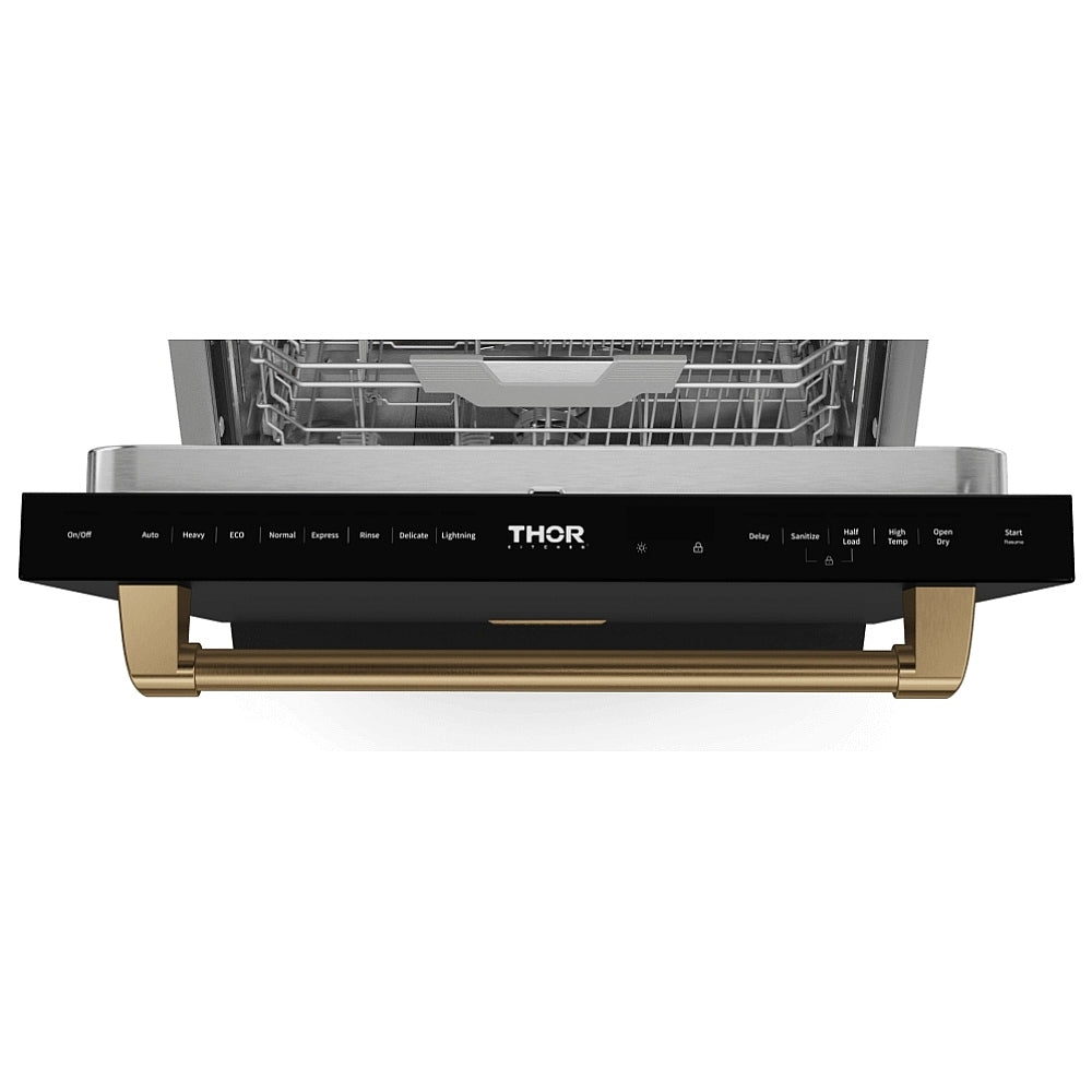 Thor Kitchen 24 Inch Dishwasher Matte Black/Bronze - Gordon Ramsay Series DW24X8BA00-BRZ -  Dishwasher - Thor Kitchen