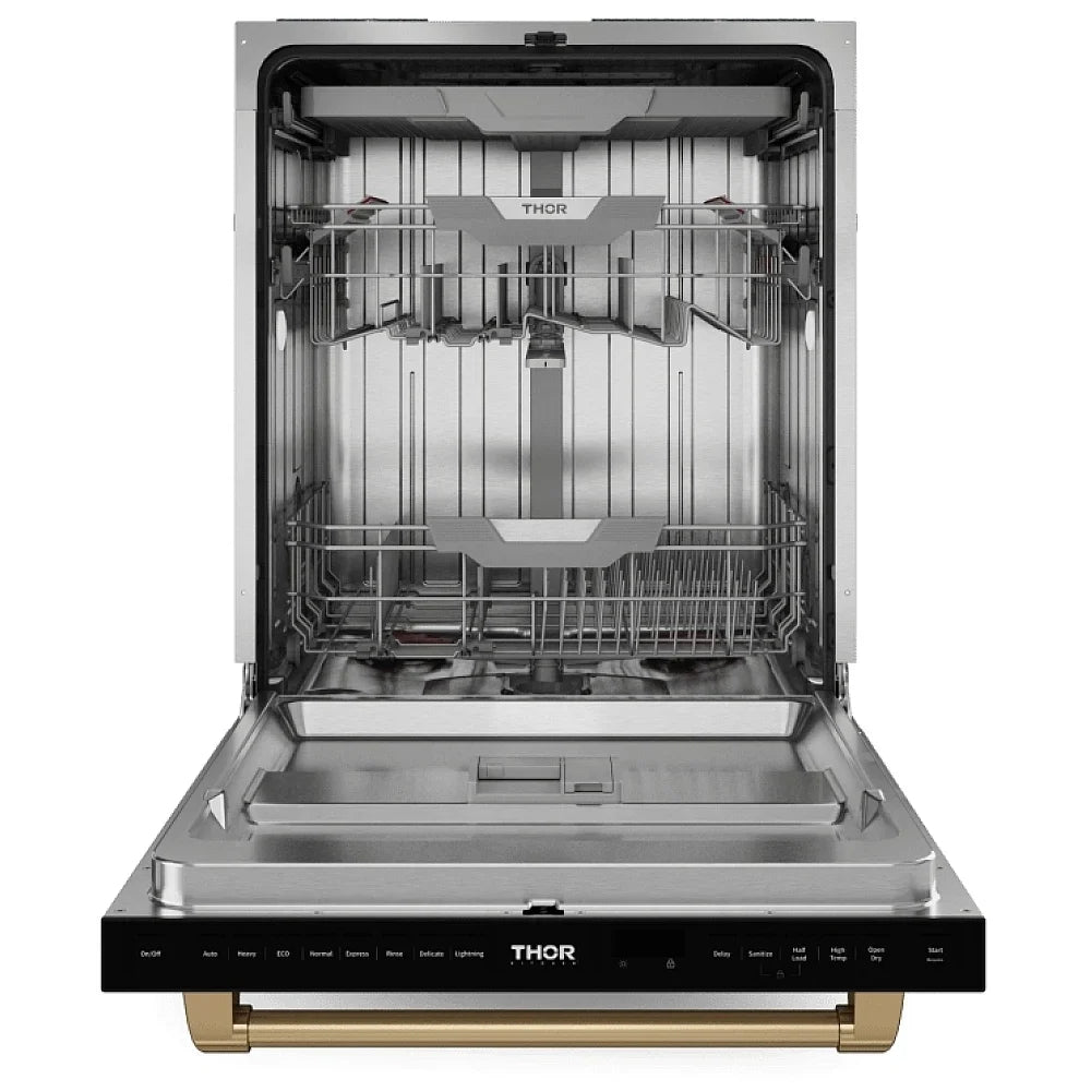 Thor Kitchen 24 Inch Dishwasher Matte Black/Bronze - Gordon Ramsay Series DW24X8BA00-BRZ -  Dishwasher - Thor Kitchen