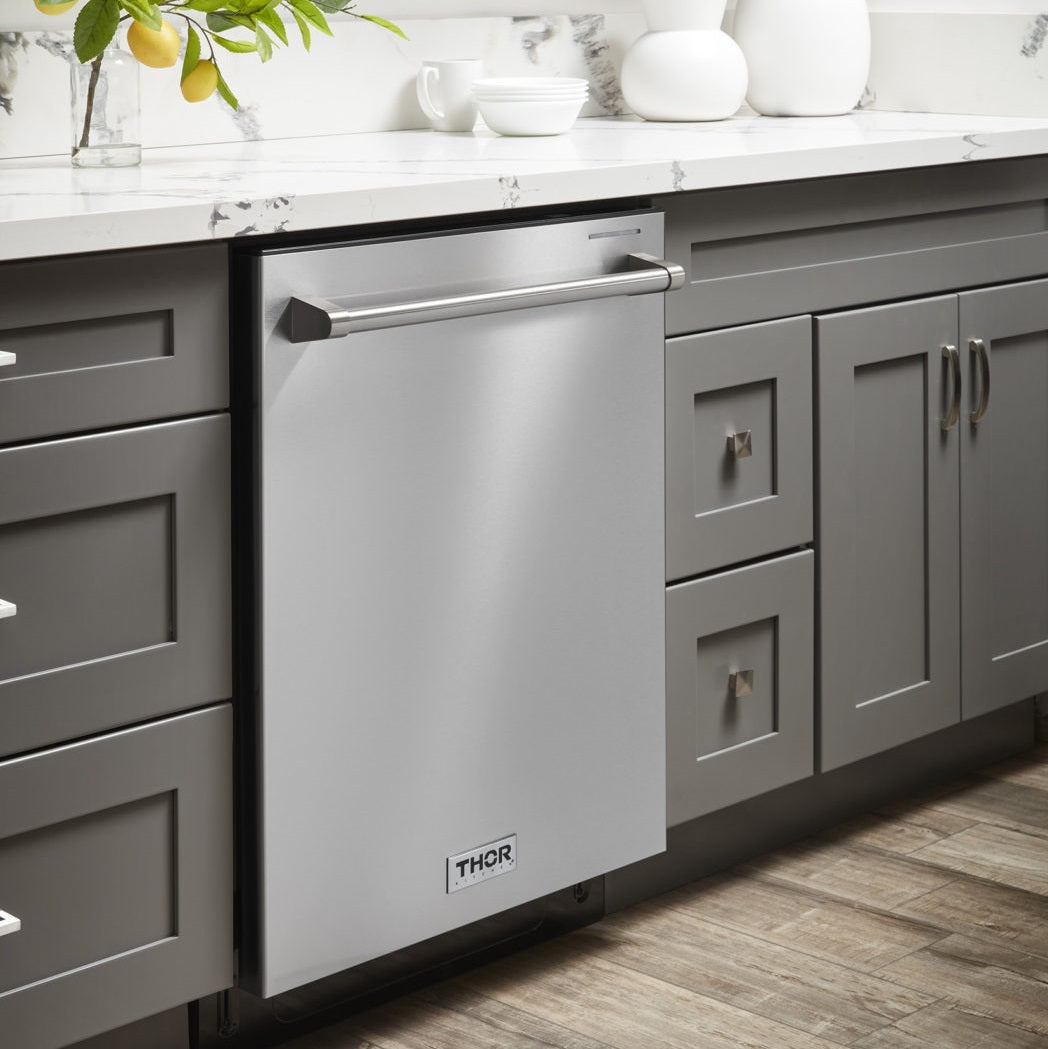 24" Stainless Steel Professional Dishwasher HDW2401SS - RenoShop