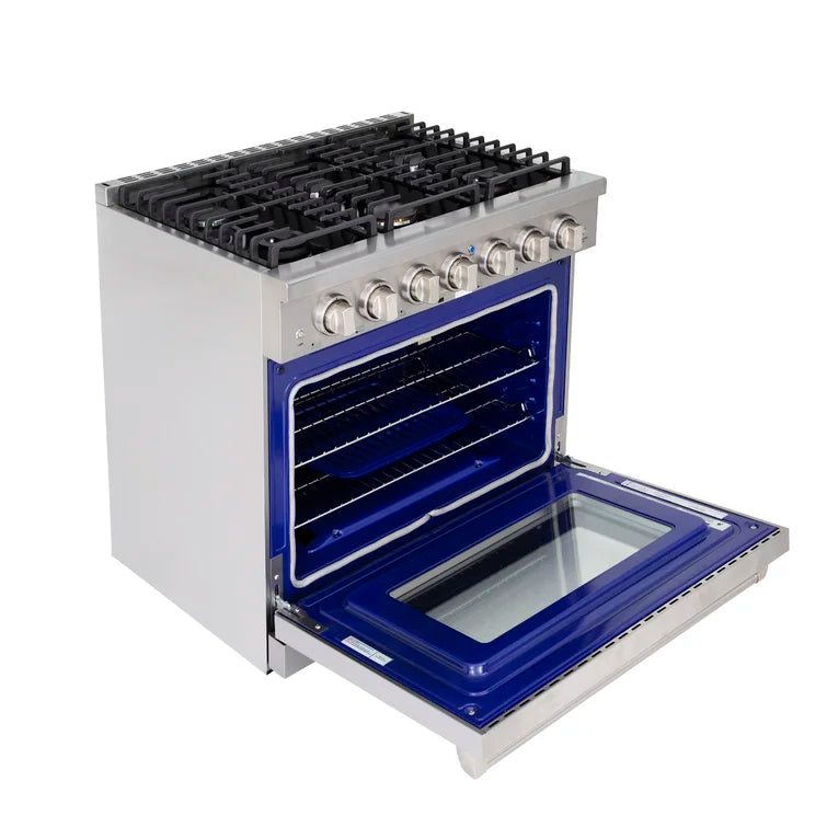 Lycan 36 Inch Professional Gas Range AKG3620 --- open box  like new - RenoShop