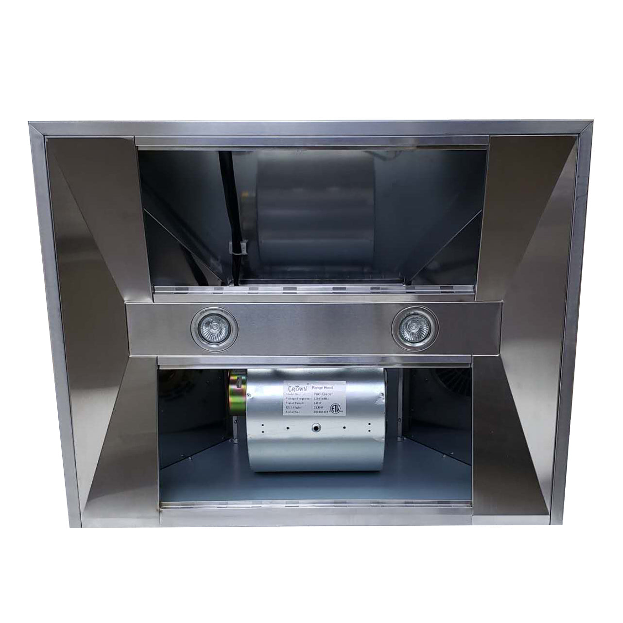 Crown PRO-X06/30 Professional 30" Stainless Steel Silver Wall Mount Range Hood - RenoShop