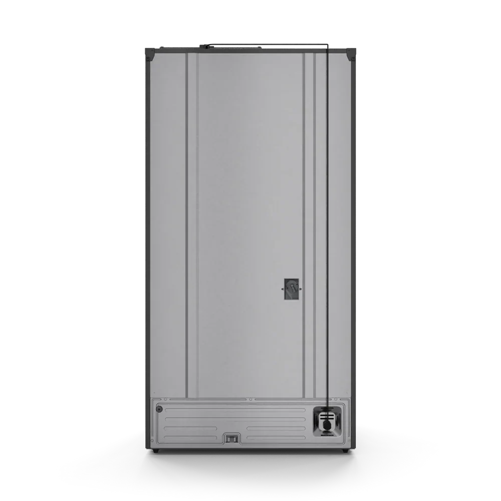 Thor Kitchen 36-Inch 20.3 cu ft French Door Counter Depth Refrigerator with Ice Maker in Black with Bronze Trim - RF3621CTD00-BRZ -  Refrigerators - Thor Kitchen