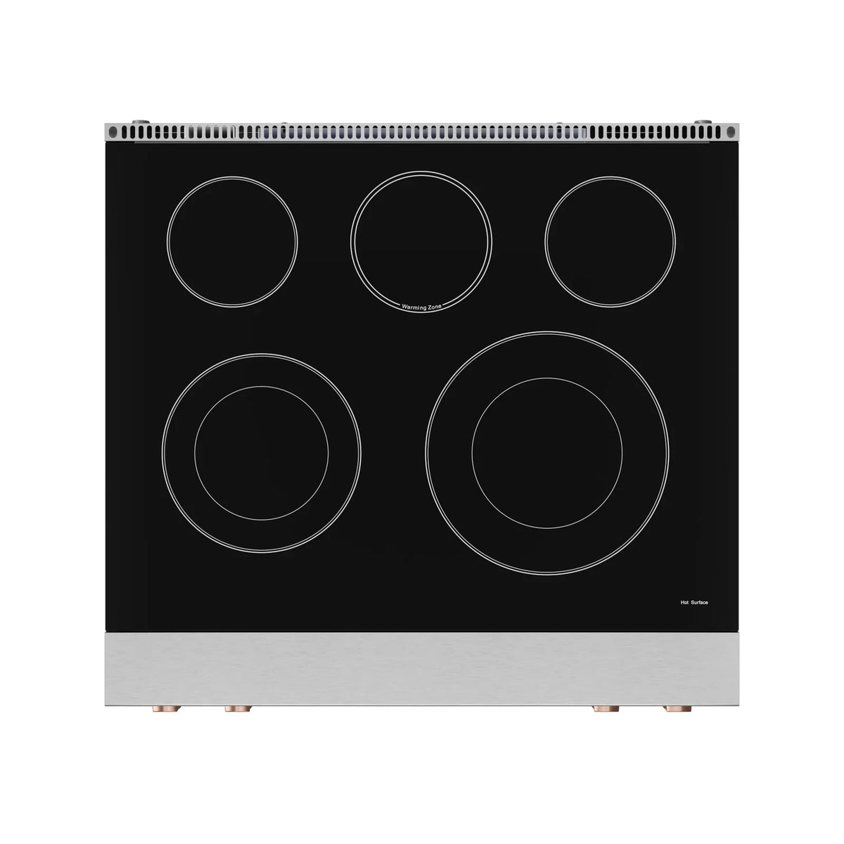 Thor Kitchen Gordon Ramsay Series 30-Inch Professional Electric Range with Tilt Panel Touch Control in Stainless Steel with Rose Gold Trim RSE30-RSG -  Electric Range - Thor Kitchen