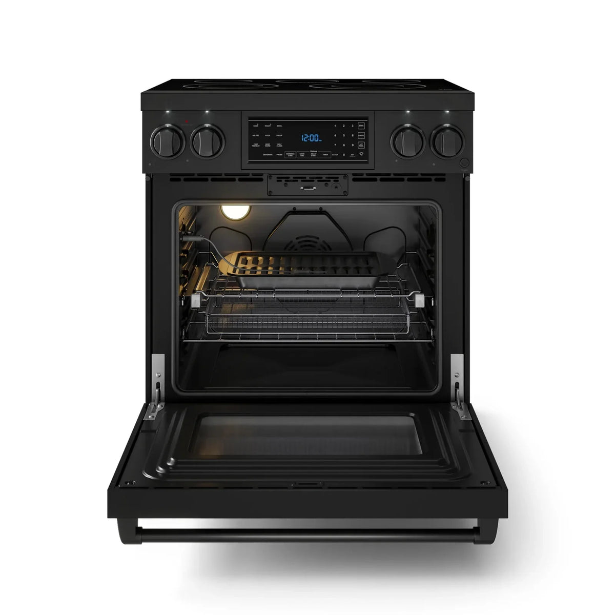 Thor Kitchen Gordon Ramsay Series 30-Inch Professional Electric Range with Tilt Panel Touch Control in Black RSE30B -  Electric Range - Thor Kitchen