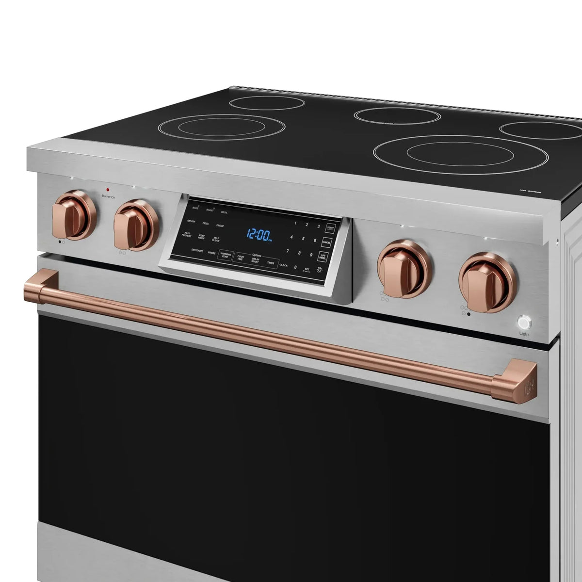 Thor Kitchen Gordon Ramsay Series 36-Inch Professional Electric Range with Tilt Panel Touch Control in Stainless Steel with Rose Gold Trim RSE36-RSG -  Electric Range - Thor Kitchen