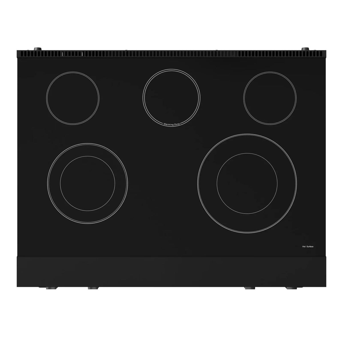Thor Kitchen Gordon Ramsay Series 36-Inch Professional Electric Range with Tilt Panel Touch Control in Matte Black RSE36B -  Electric Range - Thor Kitchen