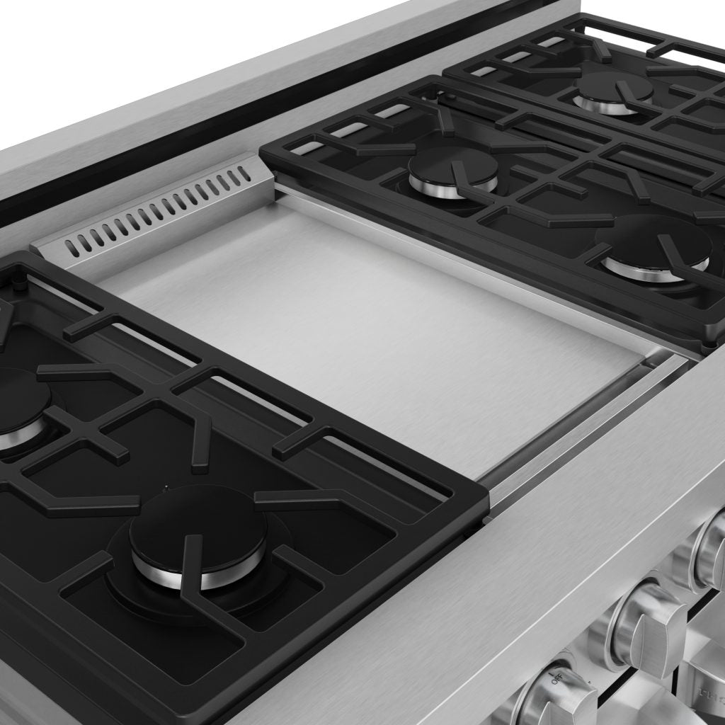 Thor Kitchen Gordon Ramsay Series 48-Inch Professional Liquid Propane/Gas Range with Double Oven in Stainless Steel RSG48E-RSG48ELP -  Gas Range - Thor Kitchen