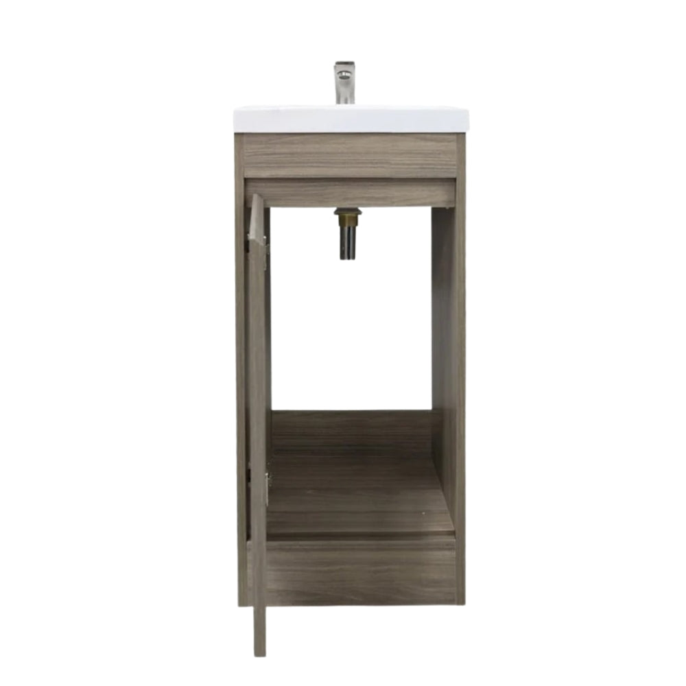 16"x14" Powder Room Vanity With Single Sink and Storage - SV1614