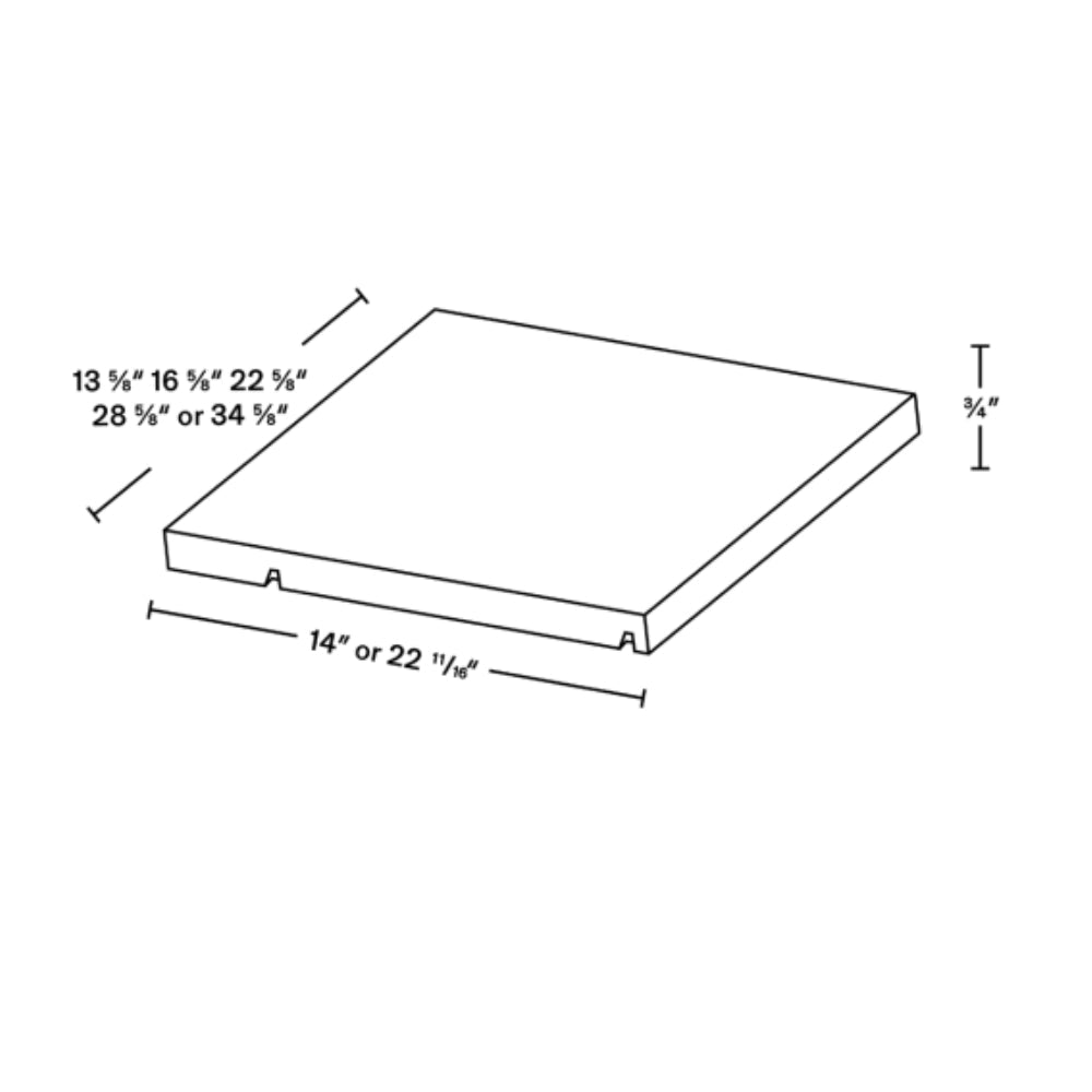 Shelf Panel Closet Accessory CL-S36D