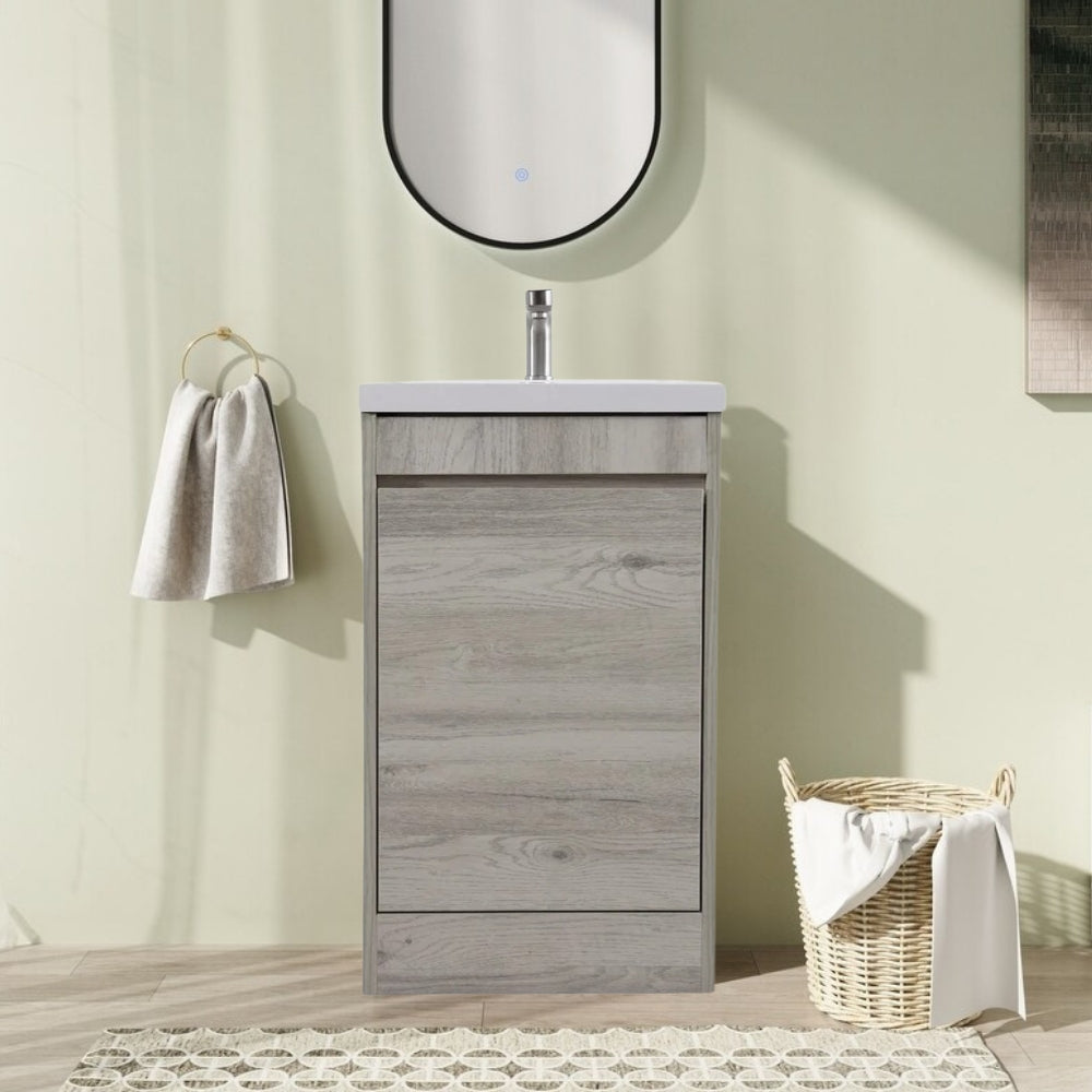 20"x18" Powder Room Vanity With Single Sink and Storage - SV2018