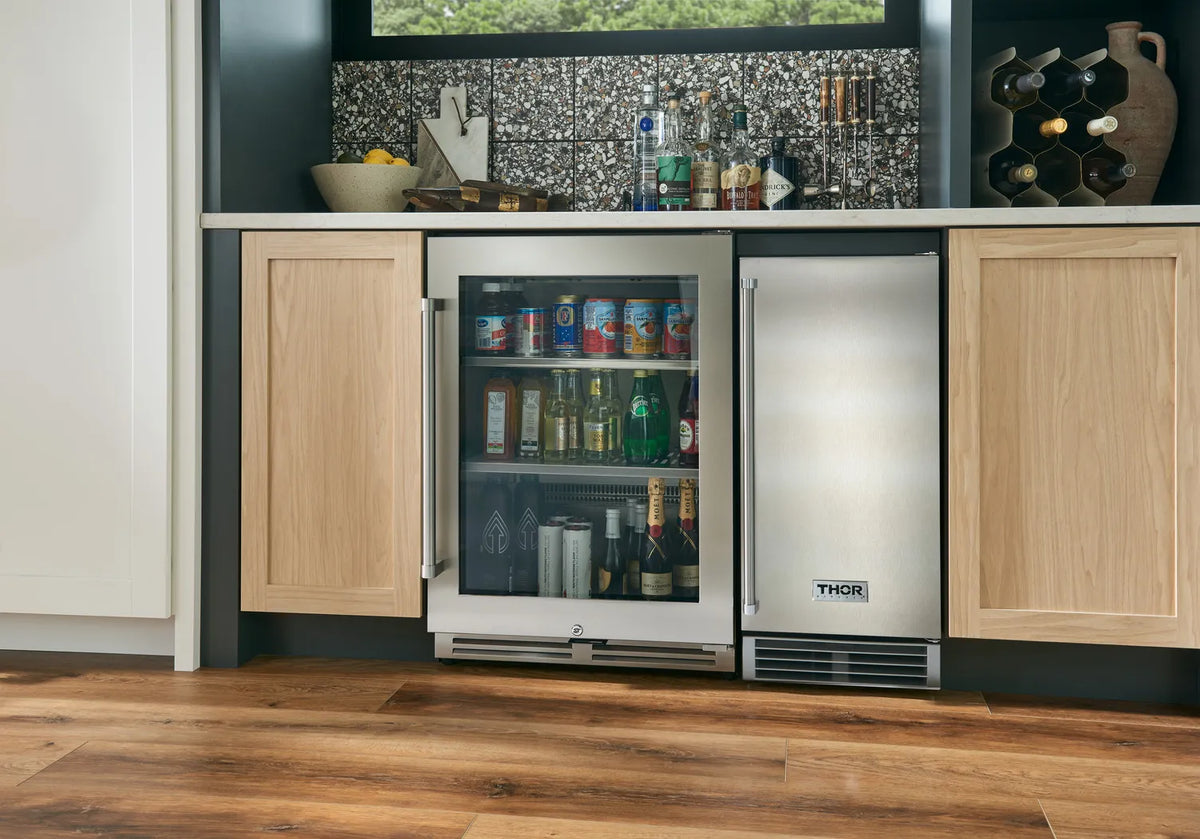 24 Inch Professional Undercounter Beverage Cooler – TBR24U -  Wine Cooler - Thor Kitchen