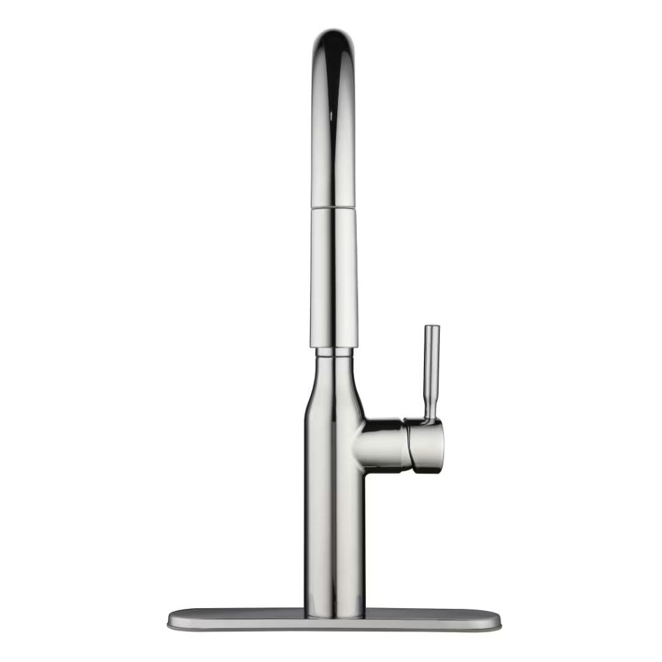 Glacier Bay Upson Single Handle Pull-Down Kitchen Faucet in Chrome -  1001155178
