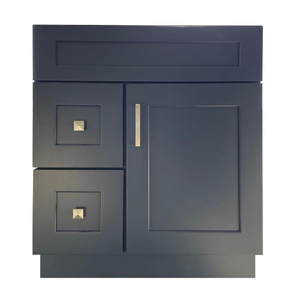 30" Solid Wood Bathroom Vanity Cabinet Only VSD30L - RenoShop