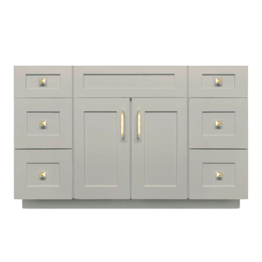60 inch Solid Wood Single Sink Bathroom Vanity with Quartz Top & Sink VSD60D