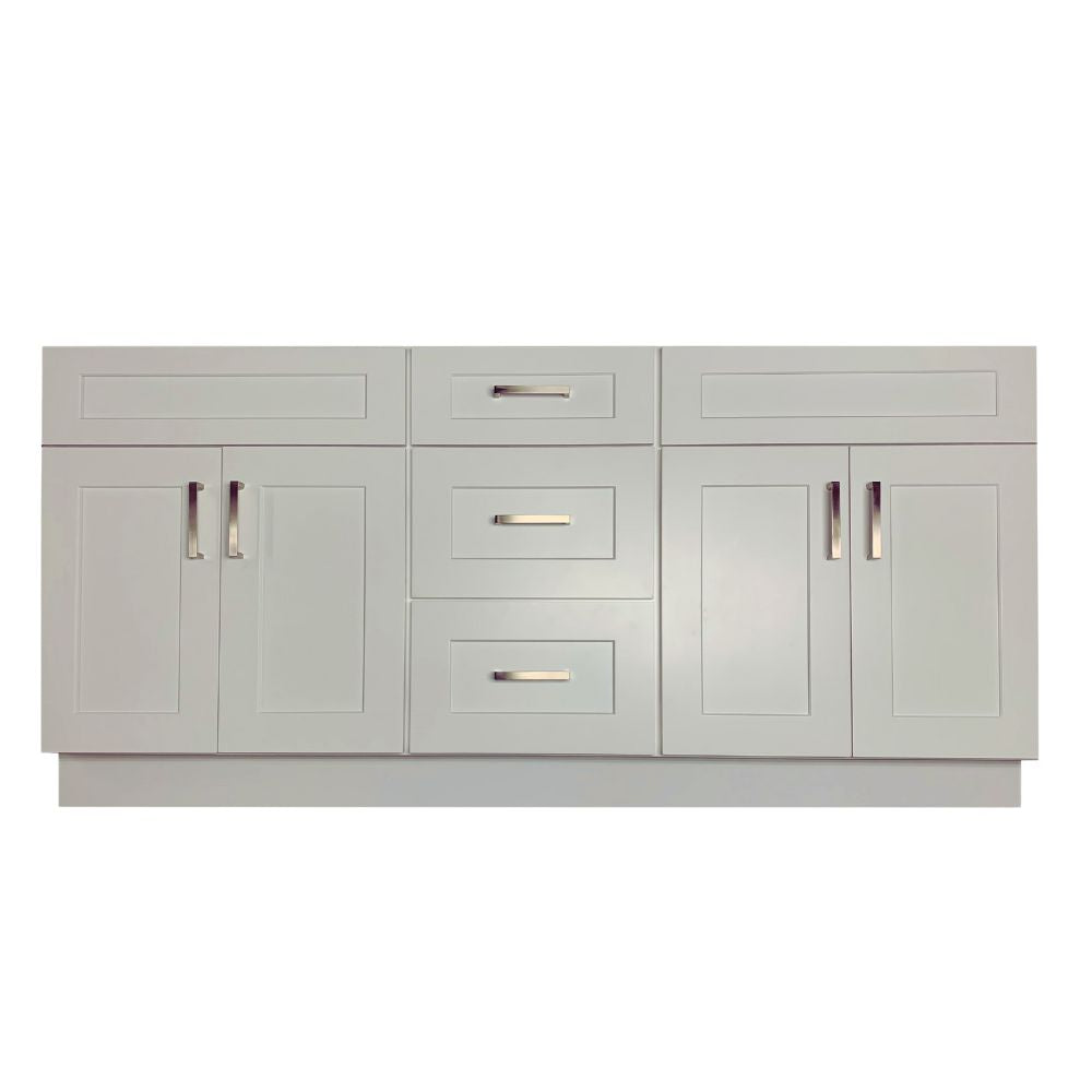 60 inch Solid Wood Double Sink Bathroom Vanity Cabinet Only VSD60DD
