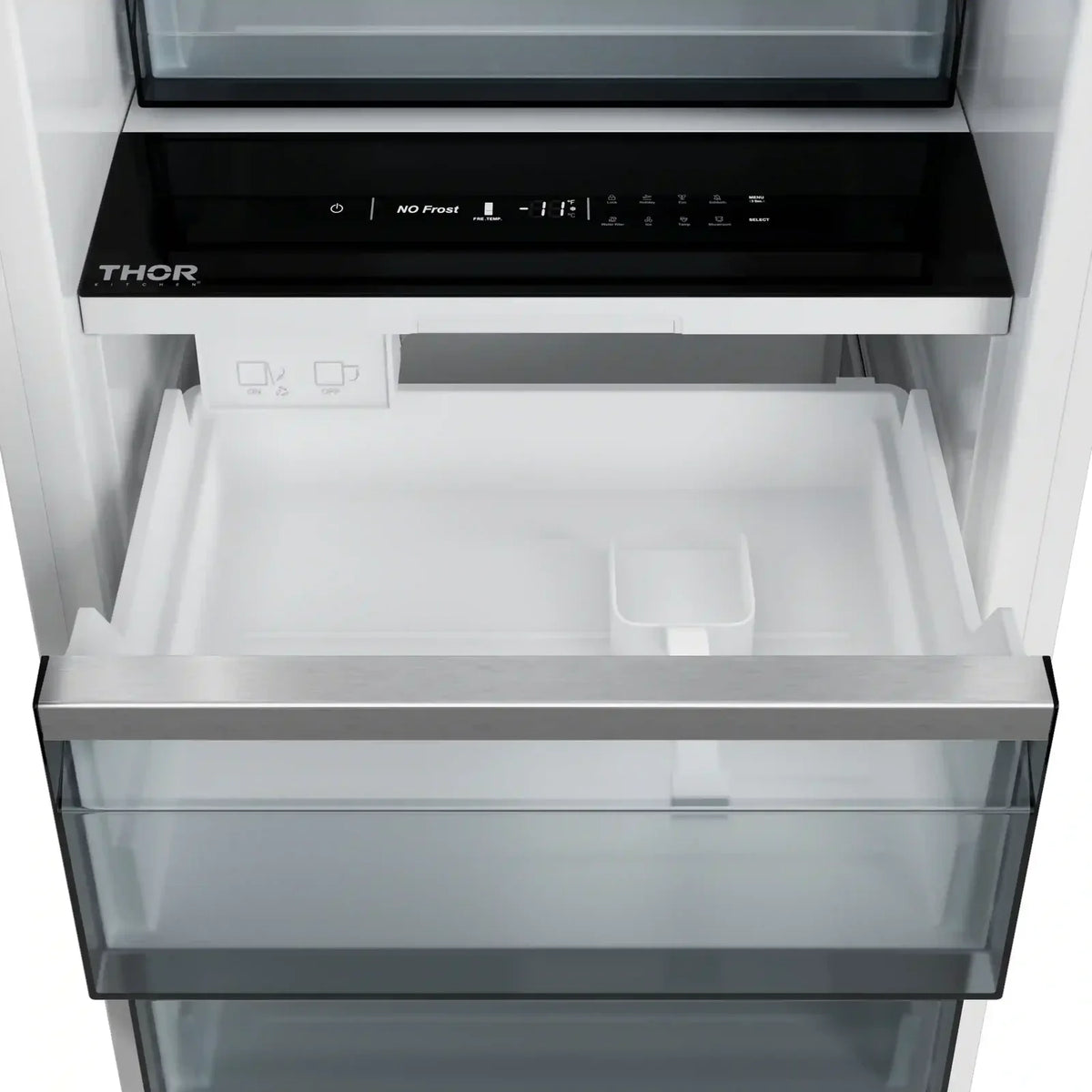 Thor Kitchen 24-Inch Built-In Freezer Column Panel Ready in Stainless Steel - XRF24CFZ-SS -  Fridge - Thor Kitchen