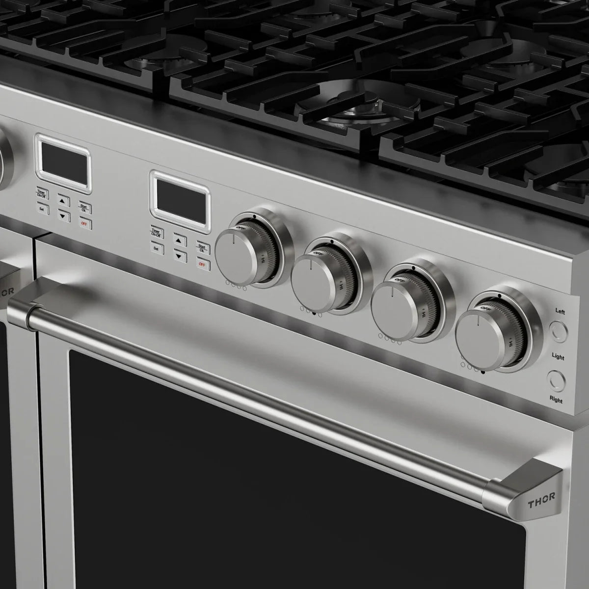 Thor Kitchen 48-Inch Natural Gas Range with 6.8 cu. ft. Convection Oven ARG48 -  Gas Range - Thor Kitchen